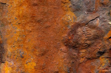 Metallic orange rust texture grunge abstract background