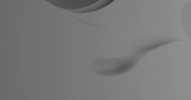 abstract grayscale papercut background animation. black and white gradient wavy footage