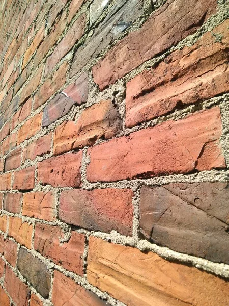 Aged Red Brick Wall — Stock Photo, Image