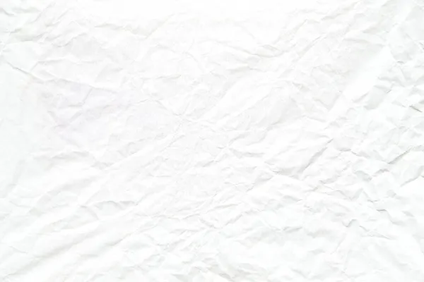 Textura Papel Fondo Kraft Arrugado Blanco — Foto de Stock