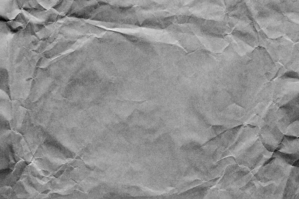 Cinza Escuro Crumpled Papel Fundo Textura — Fotografia de Stock