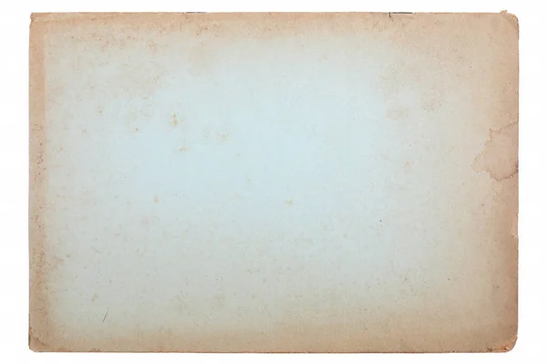 Old Vintage Kraft Paper White Isolated — Fotografia de Stock