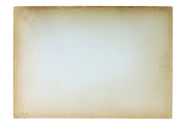 Geïsoleerde Oude Bruine Versleten Geelbruine Achtergrond Papier Textuur Met Vlek — Stockfoto