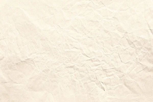 Light Yellow Crumpled Paper Background Texture — Photo