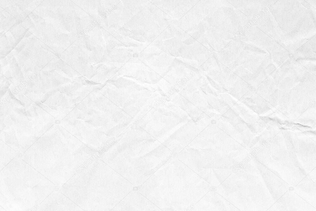 Gray crumpled background paper surface texture
