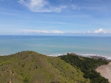 Sarawak ve Borneo Adası 'nın güney kesimindeki Pugu, Gondol, Siar ve Pandan Sahilleri.