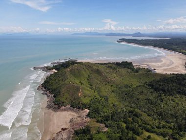 Sarawak ve Borneo Adası 'nın güney kesimindeki Pugu, Gondol, Siar ve Pandan Sahilleri.