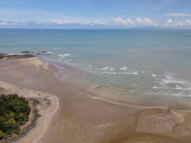 Sarawak ve Borneo Adası 'nın güney kesimindeki Pugu, Gondol, Siar ve Pandan Sahilleri.