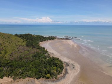Sarawak ve Borneo Adası 'nın güney kesimindeki Pugu, Gondol, Siar ve Pandan Sahilleri.