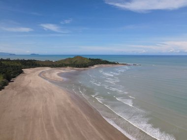 Sarawak ve Borneo Adası 'nın güney kesimindeki Pugu, Gondol, Siar ve Pandan Sahilleri.