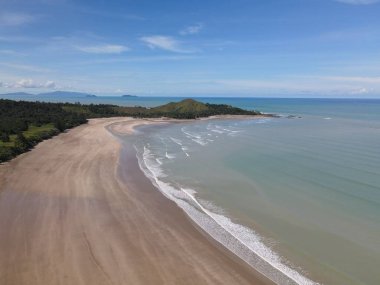 Sarawak ve Borneo Adası 'nın güney kesimindeki Pugu, Gondol, Siar ve Pandan Sahilleri.