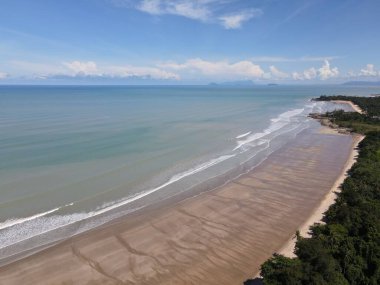 Sarawak ve Borneo Adası 'nın güney kesimindeki Pugu, Gondol, Siar ve Pandan Sahilleri.