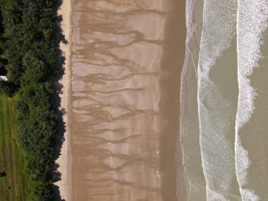Sarawak ve Borneo Adası 'nın güney kesimindeki Pugu, Gondol, Siar ve Pandan Sahilleri.