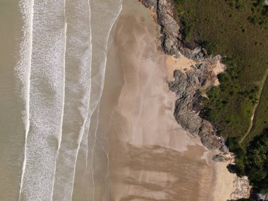 Sarawak ve Borneo Adası 'nın güney kesimindeki Pugu, Gondol, Siar ve Pandan Sahilleri.