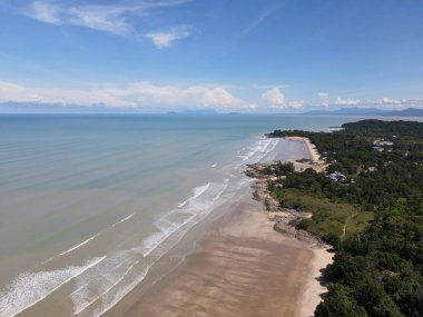 Sarawak ve Borneo Adası 'nın güney kesimindeki Pugu, Gondol, Siar ve Pandan Sahilleri.