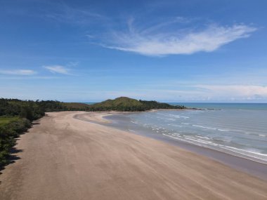 Sarawak ve Borneo Adası 'nın güney kesimindeki Pugu, Gondol, Siar ve Pandan Sahilleri.