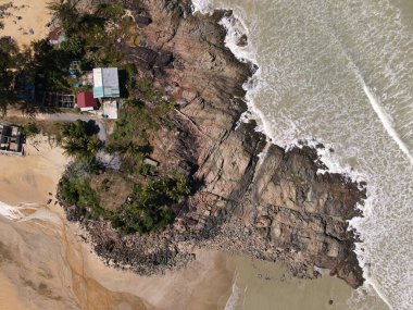 Sarawak ve Borneo Adası 'nın güney kesimindeki Pugu, Gondol, Siar ve Pandan Sahilleri.