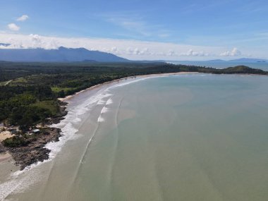 Sarawak ve Borneo Adası 'nın güney kesimindeki Pugu, Gondol, Siar ve Pandan Sahilleri.