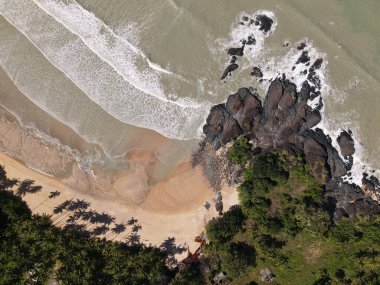 Sarawak ve Borneo Adası 'nın güney kesimindeki Pugu, Gondol, Siar ve Pandan Sahilleri.