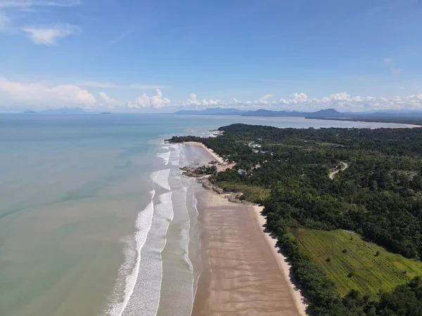 Las Playas Pugu Gondol Siar Pandan Lundu Parte Más Meridional — Foto de Stock