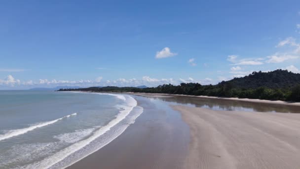 Pugu Gondol Siar Pandan Beaches Lundu Area Most Southern Part — Stockvideo