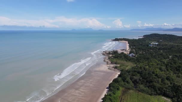 Pugu Gondol Siar Pandan Beaches Lundu Area Most Southern Part — Vídeo de Stock
