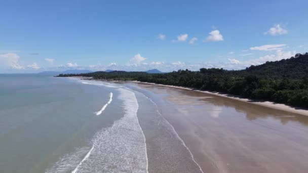 Pugu Gondol Siar Pandan Beaches Lundu Area Most Southern Part — Stockvideo