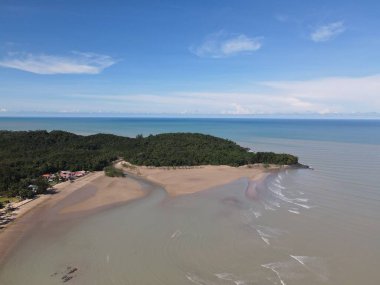 Sarawak ve Borneo Adası 'nın güney kesimindeki Pugu, Gondol, Siar ve Pandan Sahilleri.
