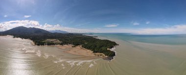 Sarawak ve Borneo Adası 'nın güney kesimindeki Pugu, Gondol, Siar ve Pandan Sahilleri.
