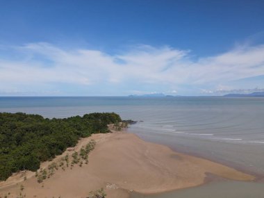 Sarawak ve Borneo Adası 'nın güney kesimindeki Pugu, Gondol, Siar ve Pandan Sahilleri.