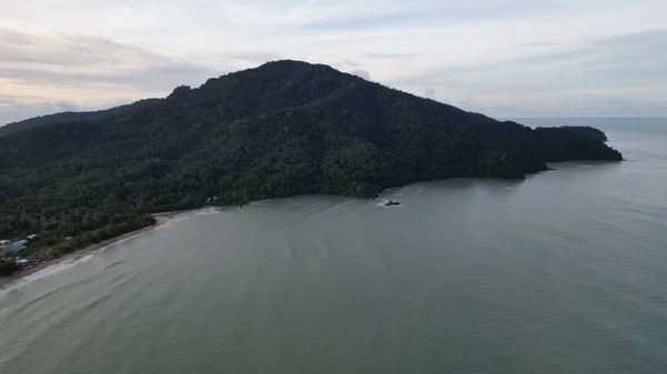 Die Telok Teluk Melano Küste Und Der Serabang Strand Südlichsten — Stockfoto