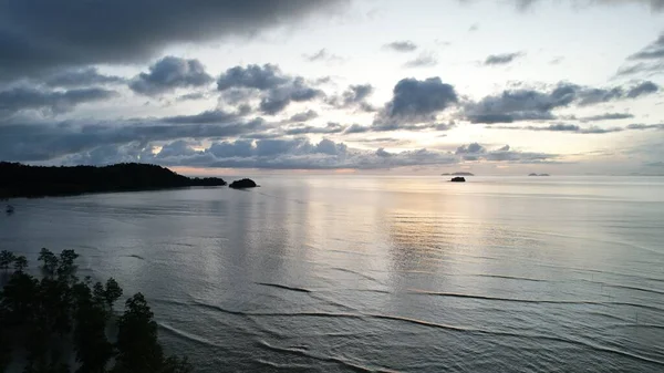 Telok Teluk Melano Coastline Serabang Beach Pointe Méridionale Partie Tanjung — Photo