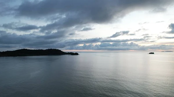 Telok Teluk Melano Coastline Serabang Beach Najbardziej Południowym Krańcu Tanjung — Zdjęcie stockowe