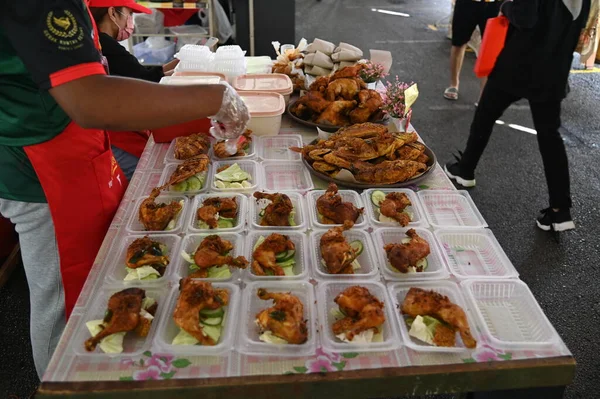 Kuching Sarawak Malesia Aprile 2022 Ramadan Bazar Malese Pasar Ramadan — Foto Stock