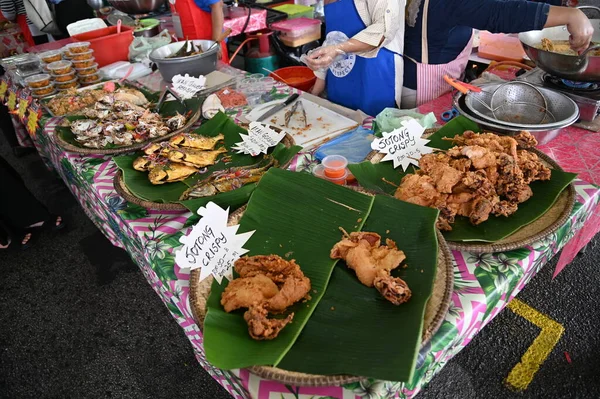 Kuching Sarawak Malaysia April 5Th 2022 Malay Ramadan Bazaar Pasar — Stock Photo, Image