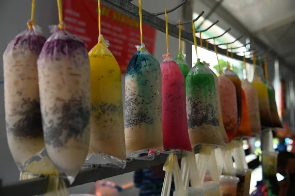 Kuching Sarawak Malezja Kwietnia 2022 Malajski Ramadan Bazaar Pasar Ramadan — Zdjęcie stockowe