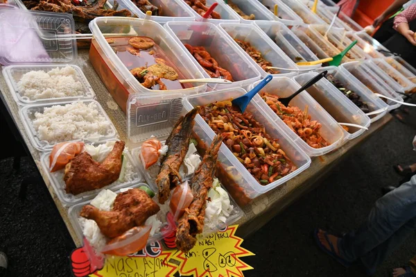Kuching Sarawak Malesia Aprile 2022 Ramadan Bazar Malese Pasar Ramadan — Foto Stock