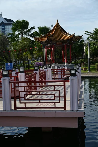 Kuching Sarawak Malajsie Dubna 2022 Malajsie China Friendship Park Song — Stock fotografie