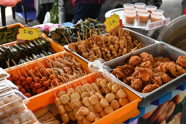 Kuching Sarawak Maleisië April 2022 Maleis Ramadan Bazaar Pasar Ramadan — Stockfoto