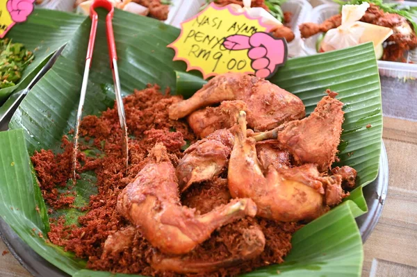 Kuching Sarawak Malaysia April 2022 Ramadan Bazaar Pasar Ramadan Melayu — Stok Foto
