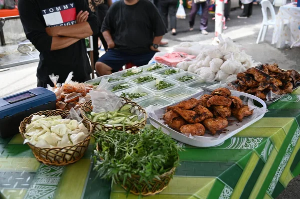 Kuching Sarawak Malaysia Απριλίου 2022 Malay Ramadan Bazaar Pasar Ramadan — Φωτογραφία Αρχείου