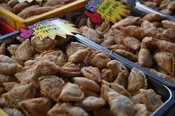 Kuching Sarawak Malezja Kwietnia 2022 Malajski Ramadan Bazaar Pasar Ramadan — Zdjęcie stockowe