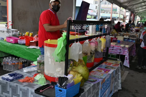 Kuching Sarawak Malásia Abril 2022 Bazar Malaio Ramadã Pasar Ramadã — Fotografia de Stock