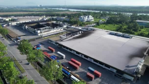 Kuching Sarawak Malásia Abril 2022 Zona Industrial Leve Samajaya Onde — Vídeo de Stock