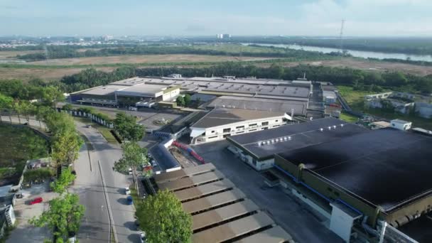 Kuching Sarawak Malaysia April 2022 Zona Industri Ringan Samajaya Dimana — Stok Video