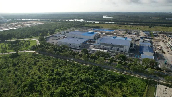 Kuching Sarawak Malasia Abril 2022 Zona Industrial Luz Samajaya Donde — Foto de Stock