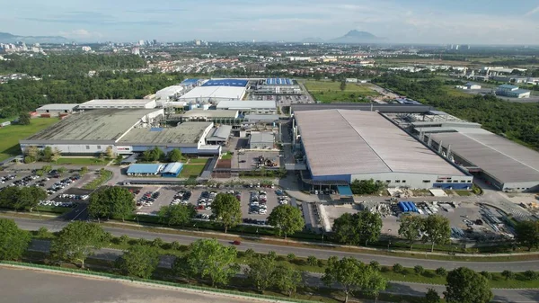 Kuching Sarawak Malajzia 2022 Április Samajaya Könnyűipari Övezet Ahol Összes — Stock Fotó