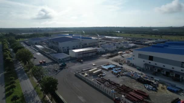 Kuching Sarawak Malásia Abril 2022 Zona Industrial Leve Samajaya Onde — Vídeo de Stock