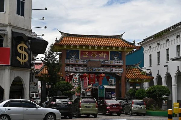 Kuching Sarawak Malaysia April 2022 Das Alte Gerichtsgebäude India Street — Stockfoto