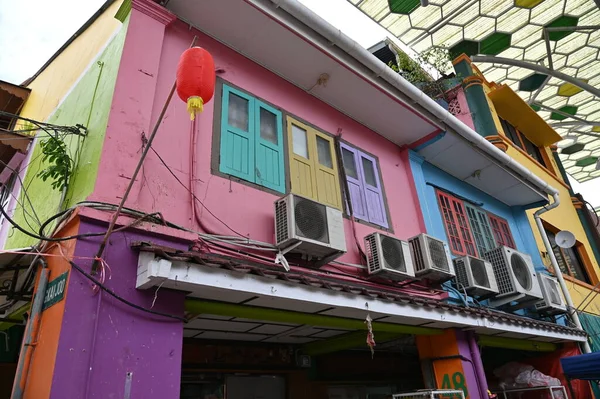 Кучинг Саравак Малайзия Апреля 2022 Года Старый Двор Индийская Улица — стоковое фото